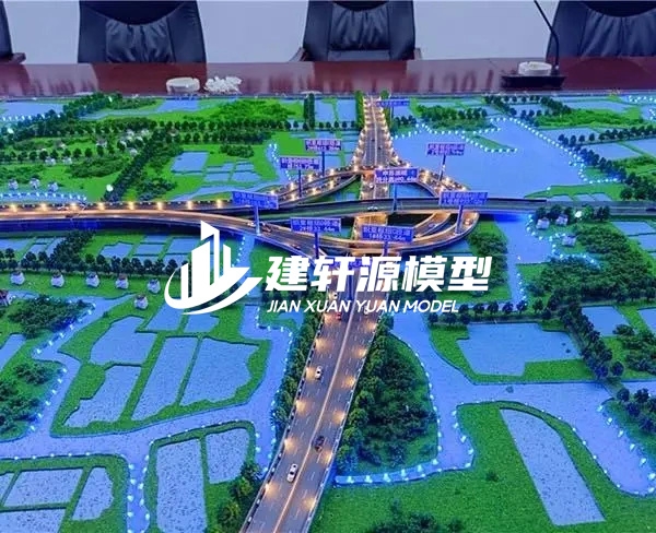 五通桥高速公路沙盘定制